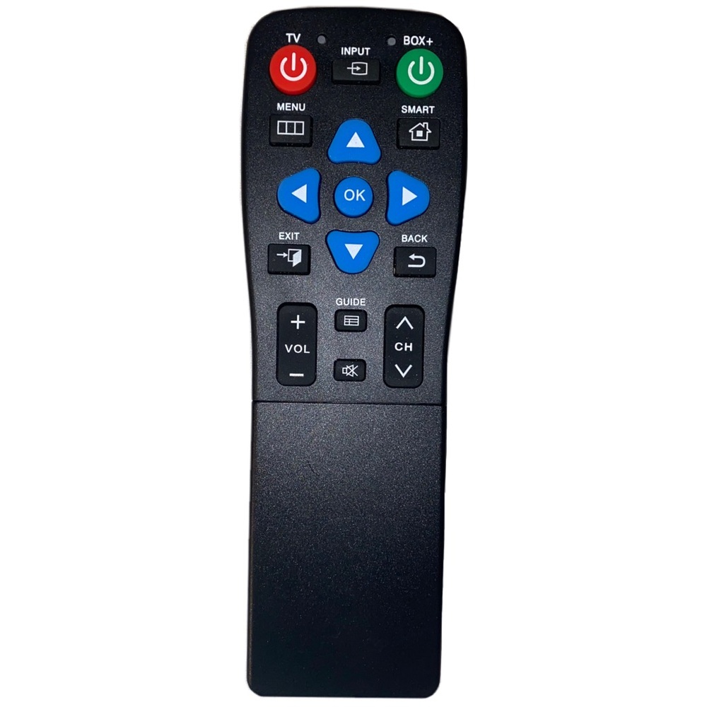 Big Button 4-in-1 Universal TV Remote Control for TV DVD/VCR/DVB Streaming Box